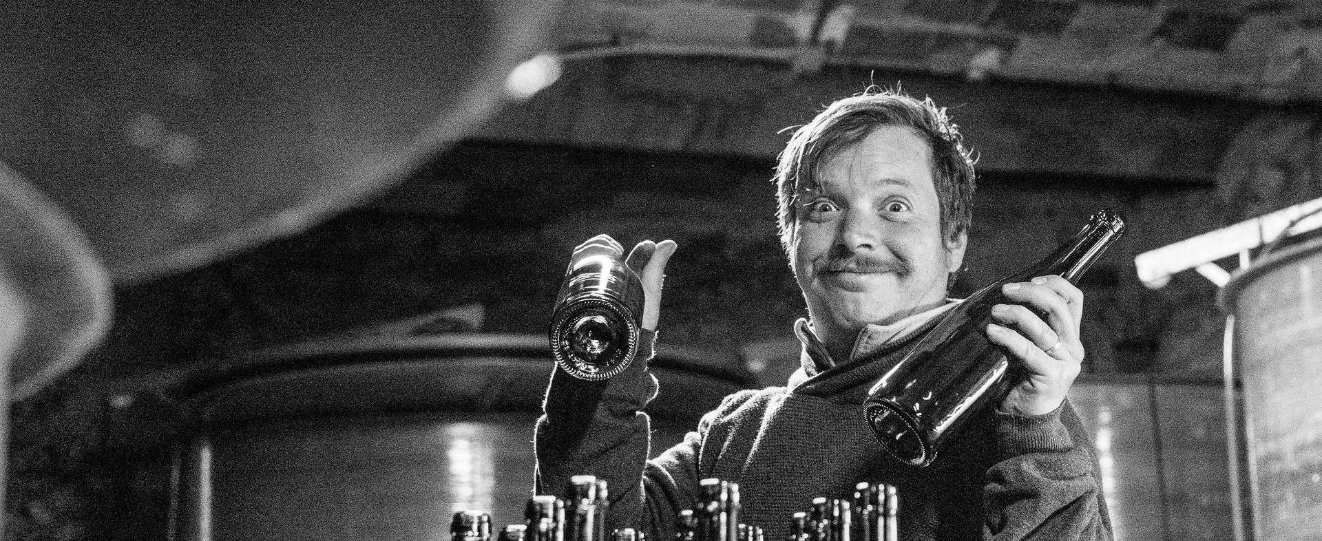 Charles at Domaine Obrière