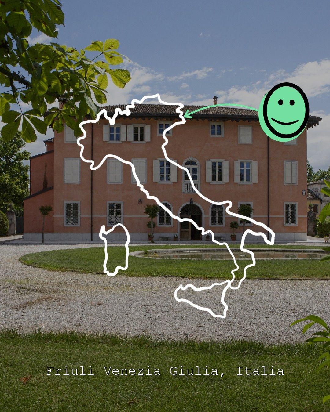 Vineyard landscape in Friuli Venezia Giulia, photo from Villa Vitas