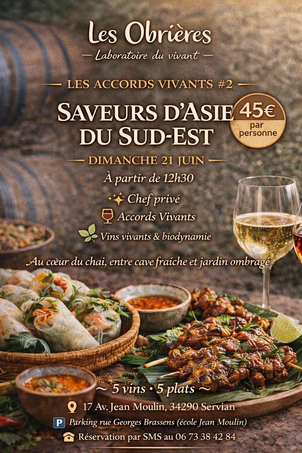Living Pairings — Southeast Asian Flavors & Natural Wines