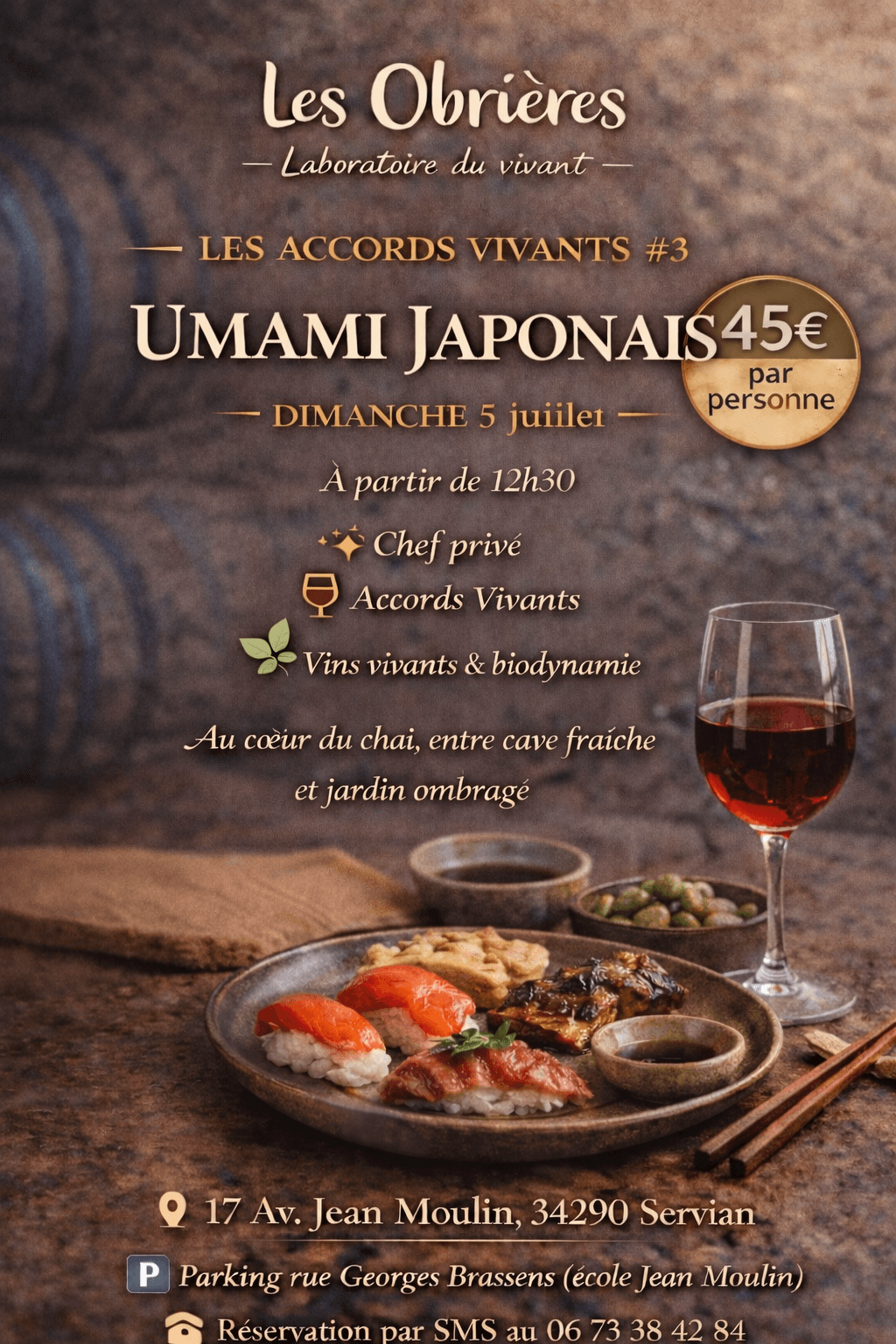 Living Pairings — Japanese Umami & Natural Wines