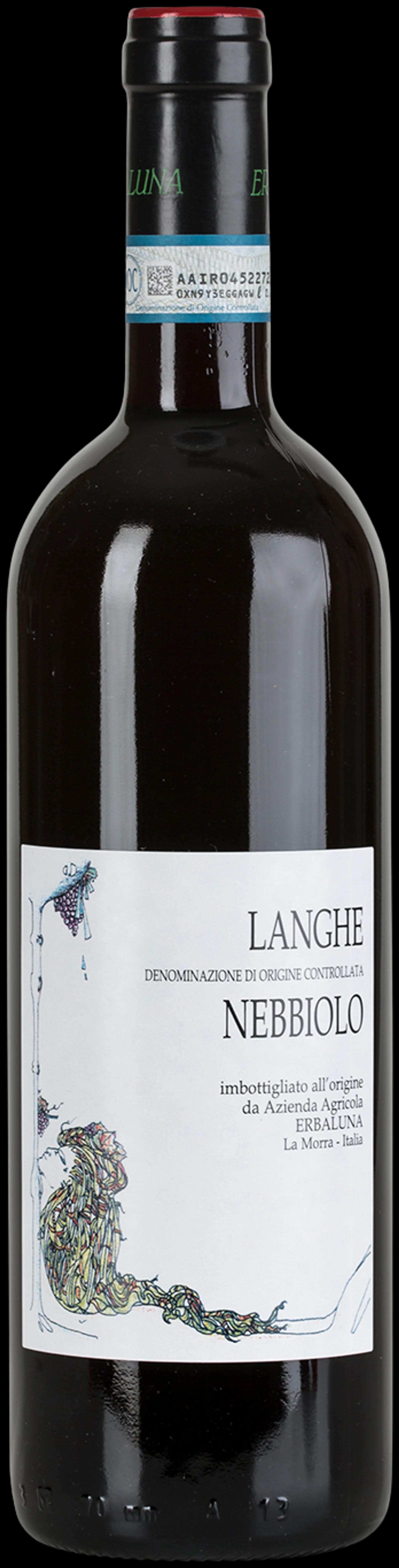 Az. Agr. Erbaluna, Langhe Nebbiolo 2024 2024, rött vin från Piemonte