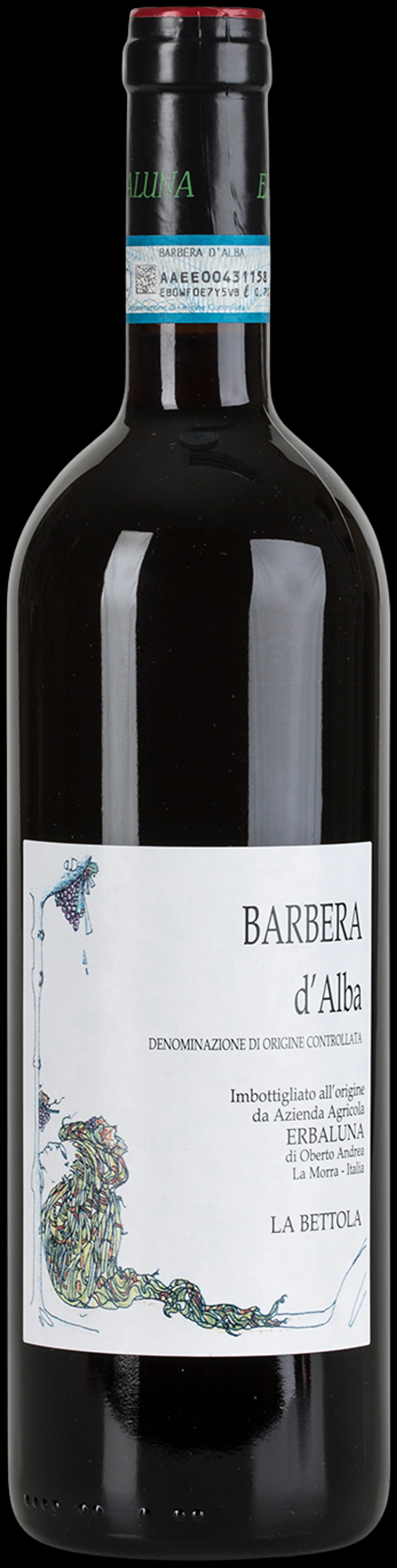 Az. Agr. Erbaluna, Barbera d'Alba La Bettola 2022 2022, rött vin från Piemonte