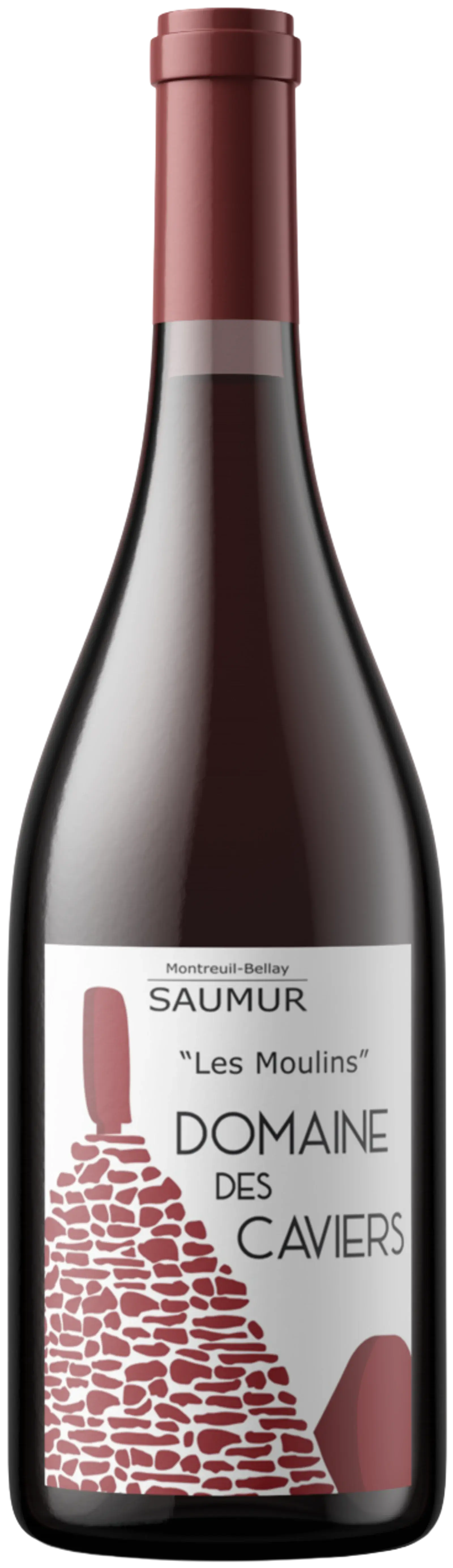 Domaine des Caviers, Domaine des Caviers "Les Moulins" Saumur rouge 2023, red wine from Loire