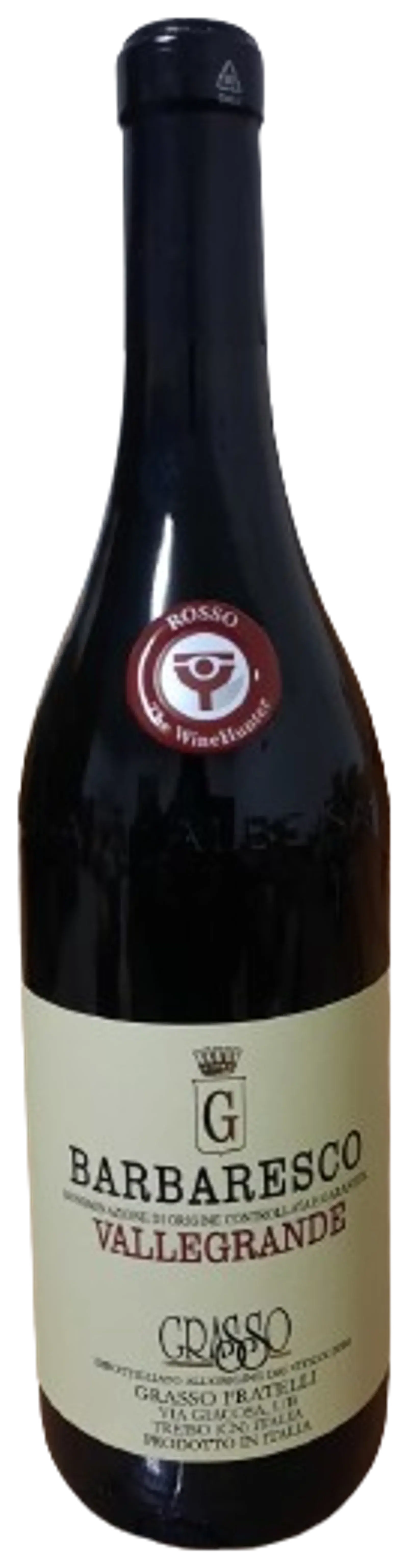 GRASSO FRATELLI SSA, Barbaresco Vallegrande 2017, red wine from Piemonte