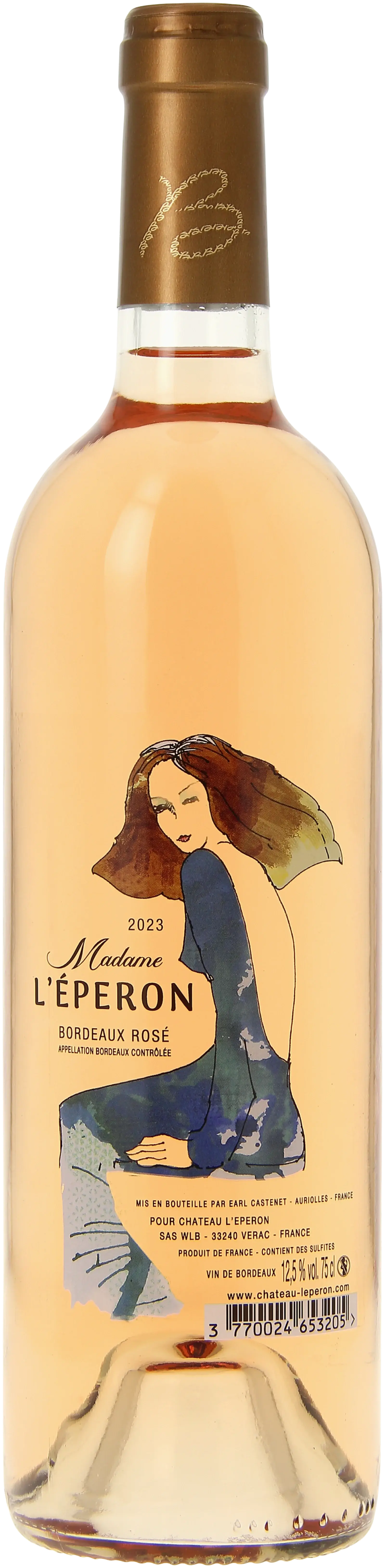 Château L'Eperon, Madame L'Éperon 2025, rosé wine from Bordeaux