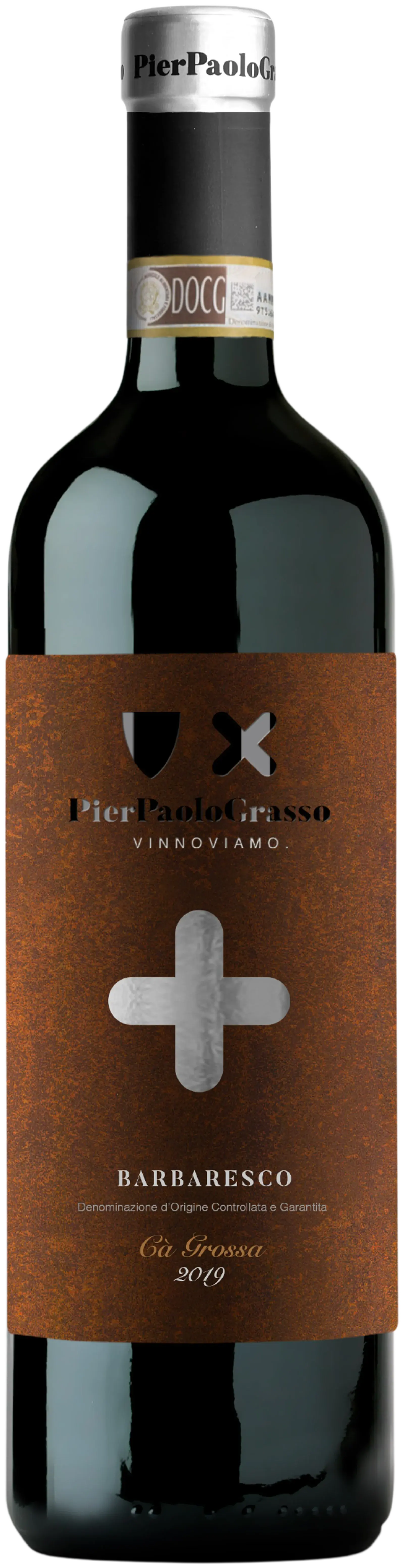 PIER PAOLO GRASSO, BARBARESCO DOCG CA' GROSSA MGA 2019, rött vin från Piemonte