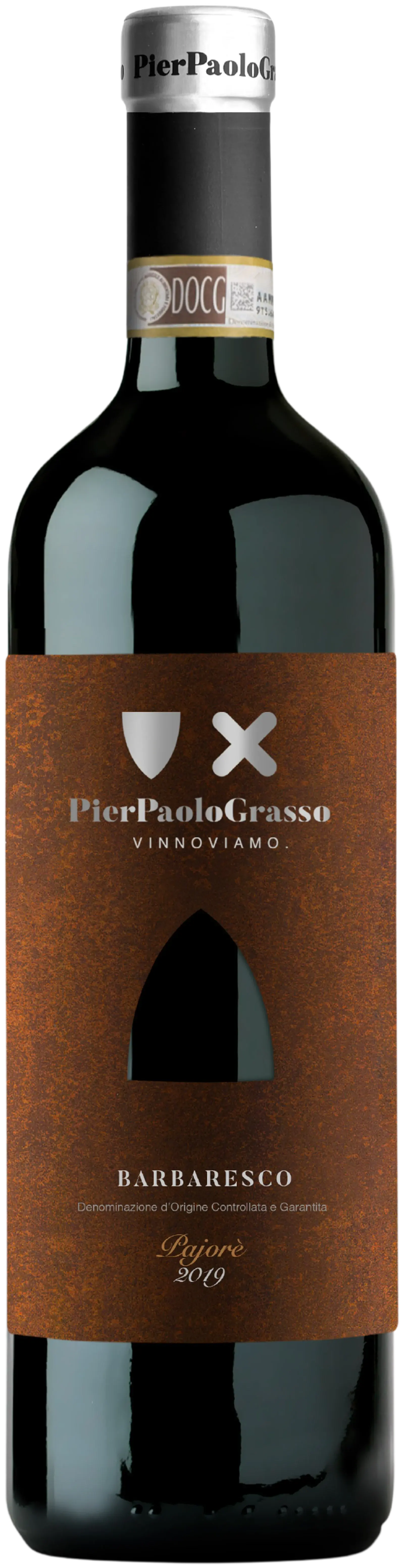 PIER PAOLO GRASSO, BARBARESCO DOCG PAJORE' MGA 2019, rött vin från Piemonte