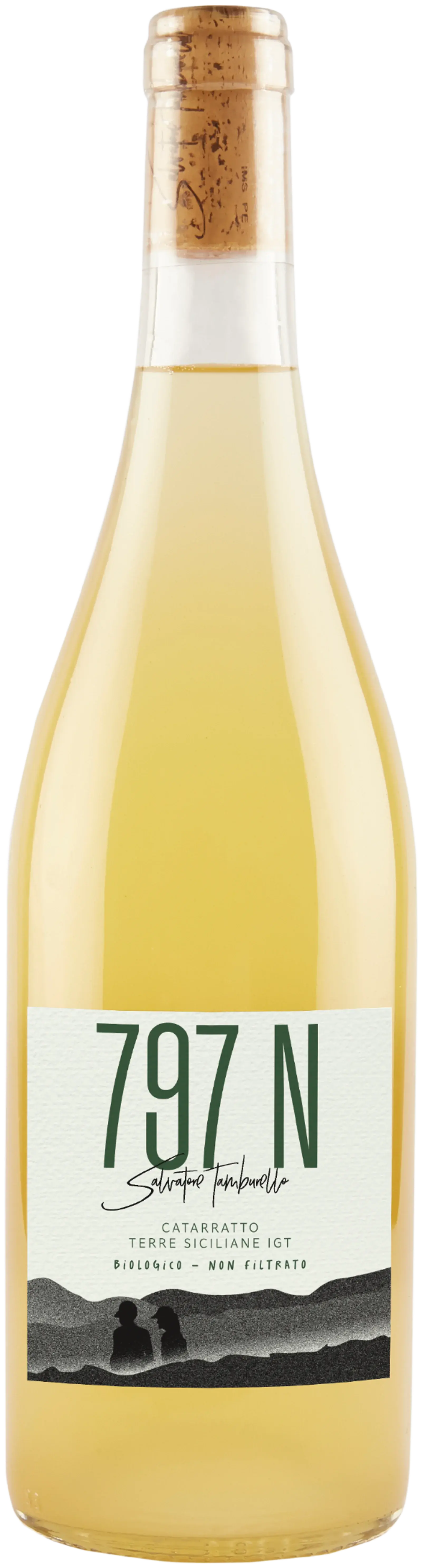 SALVATORE TAMBURELLO AZIENDA AGRICOLA BIOLOGICA, "797 N" Catarratto BIO Non Filtrato - Terre Siciliane IGT 2024, white wine from Sicilia