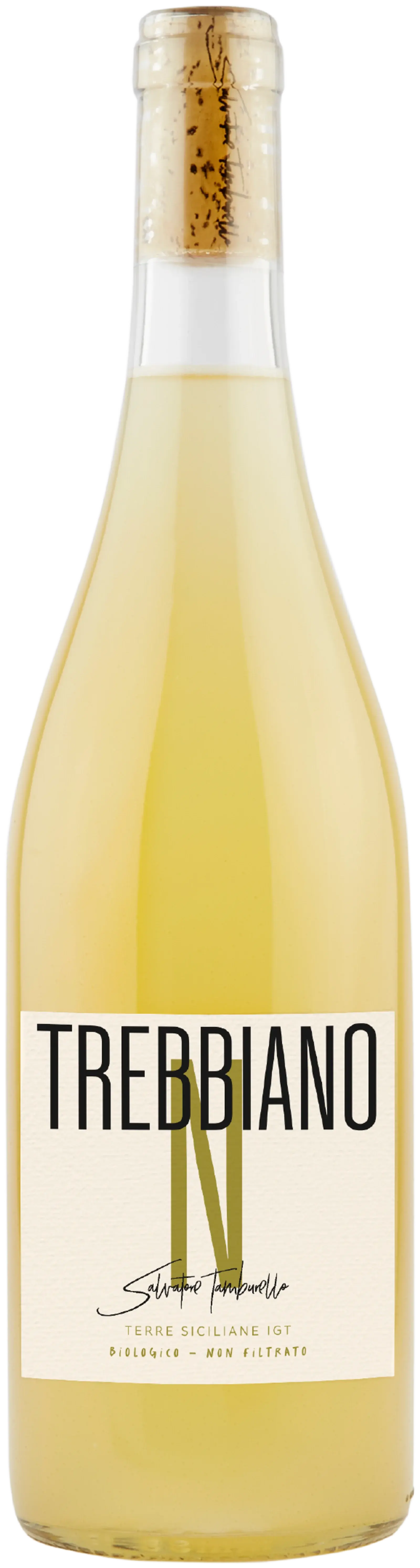 SALVATORE TAMBURELLO AZIENDA AGRICOLA BIOLOGICA, "Trebbiano N" Bio Non Filtrato - IGT Terre Siciliane 2024, vitt vin från Sicilien