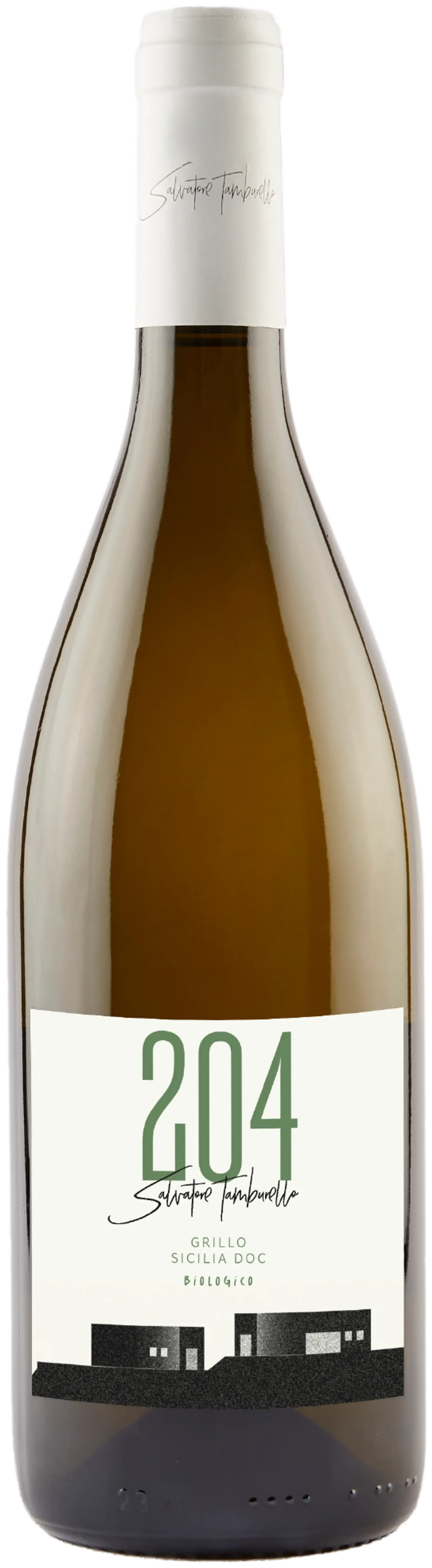 SALVATORE TAMBURELLO AZIENDA AGRICOLA BIOLOGICA, "204" Grillo Bio - Sicilia Doc 2024, vitt vin från Sicilien