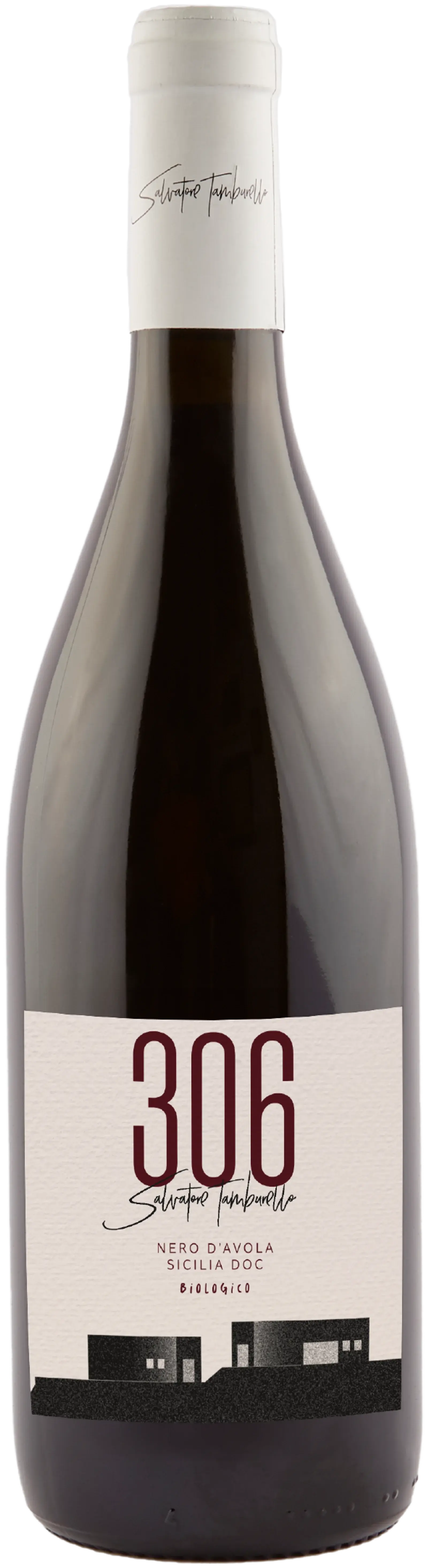 SALVATORE TAMBURELLO AZIENDA AGRICOLA BIOLOGICA, "306" Nero d'Avola Bio - Sicilia Doc 2024, rött vin från Sicilien