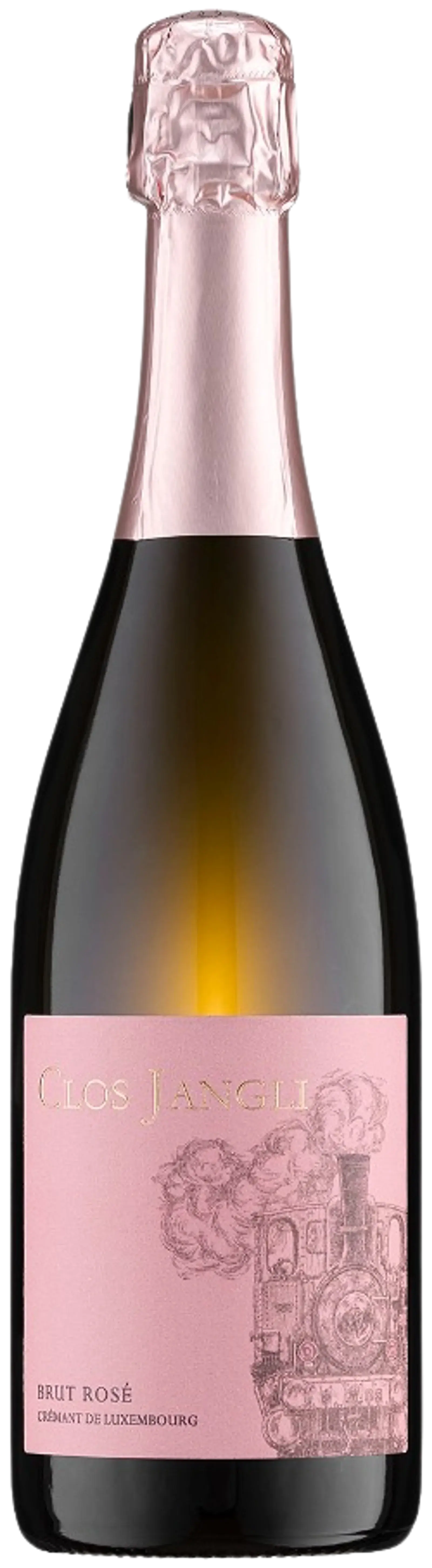 Domaine Clos Jangli, Crémant Brut Rosé 2022, rosé vin från Crémant de Luxembourg