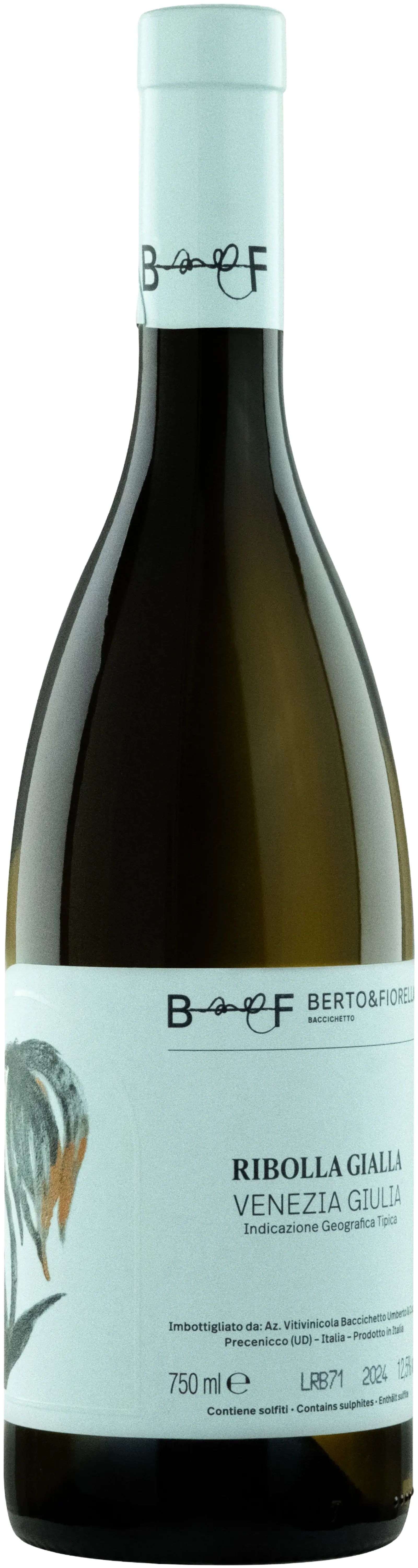 Berto & Fiorella, Ribolla Gialla Profumo 2024, white wine from Friuli-Venezia Giulia