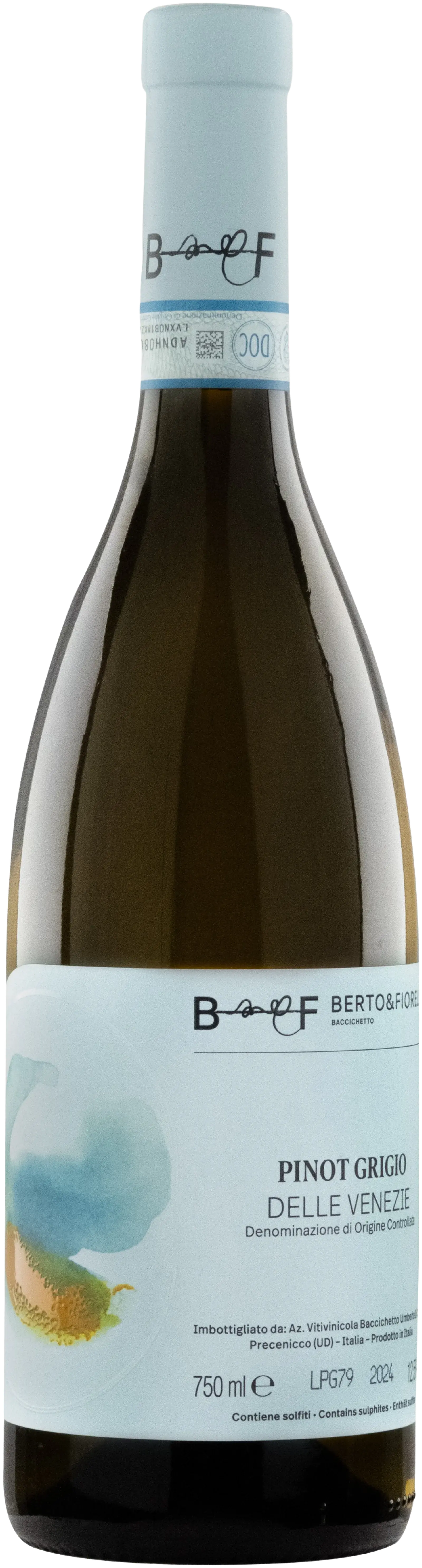 Berto & Fiorella, Pinot Grigio Aria 2025, white wine from Friuli-Venezia Giulia