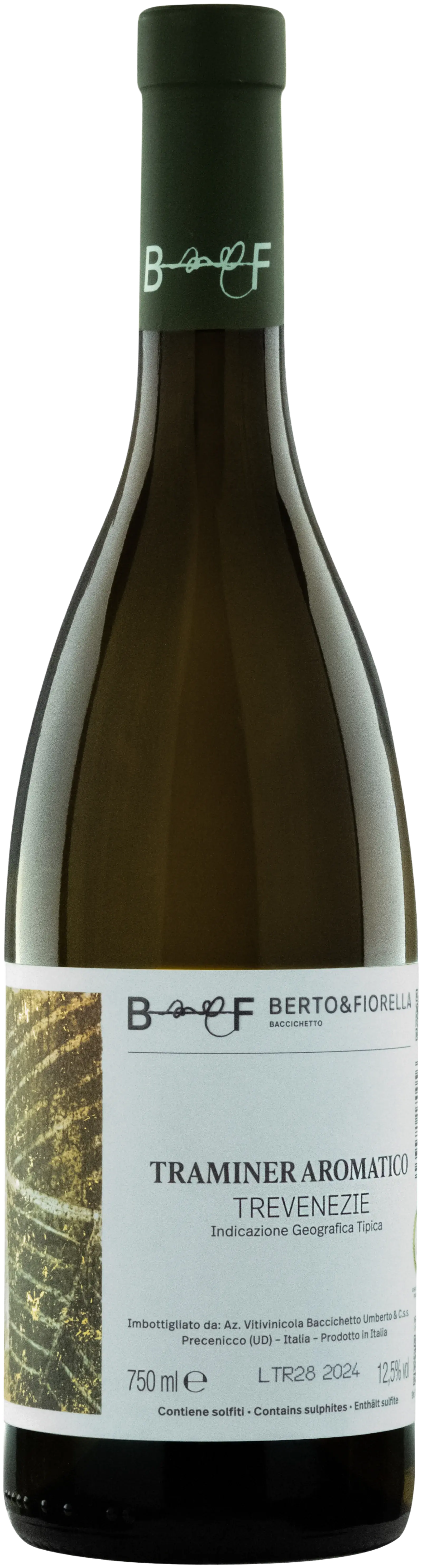 Berto & Fiorella, Traminer Aromatico Terra 2025, white wine from Friuli-Venezia Giulia
