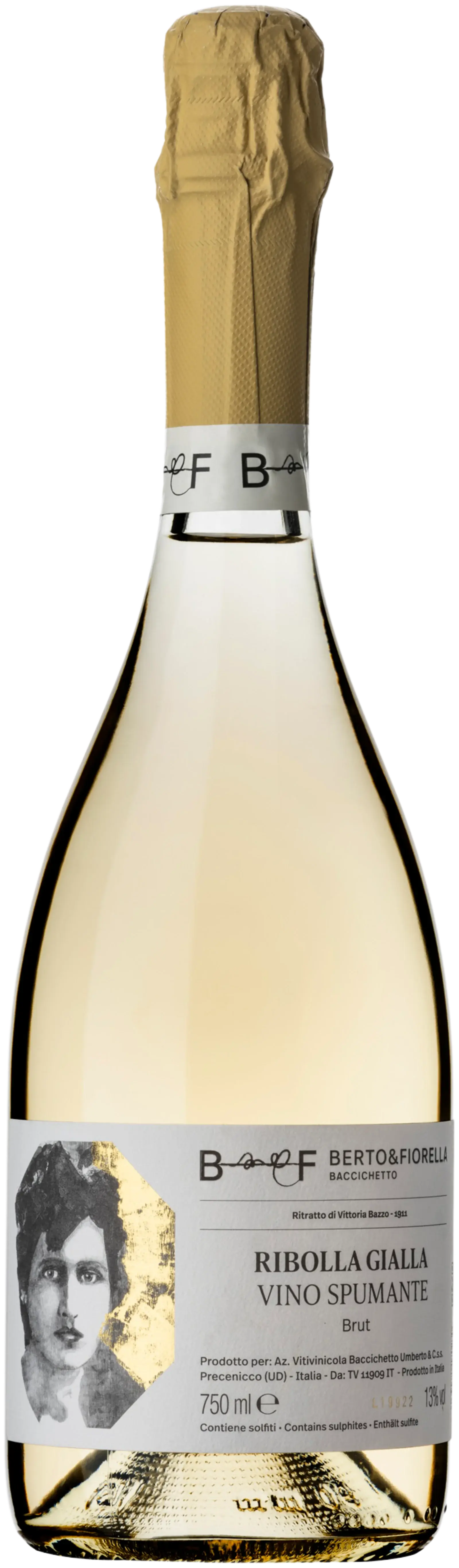 Berto & Fiorella, Ribolla Spumante, white wine from Friuli-Venezia Giulia