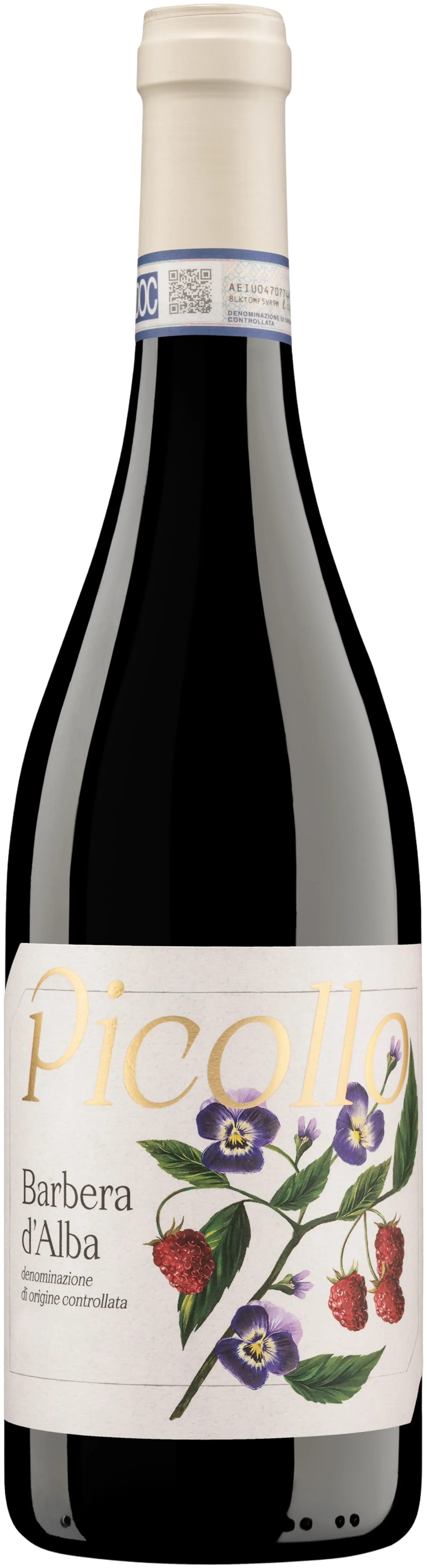Picollo, Barbera d'Alba DOC 2025, red wine from Piemonte
