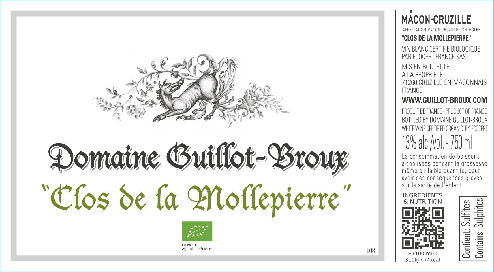 Mâcon Cruzille 'Le Clos de la Mollepierre'